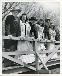 Filming 20th Century-Fox's "Margie," Tram, 1946