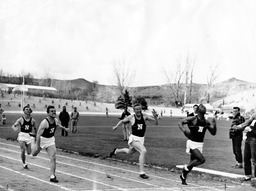 100 yard dash finish, University of Nevada, 1948