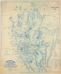 Degroot's Map of Nevada Territory Exhibiting a Portion of Southern Oregon & Eastern California