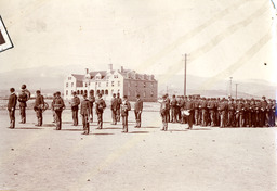 Cadet Corps, Lincoln Hall, ca. 1900