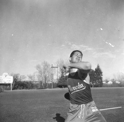 Track and field athlete, University of Nevada, circa 1958