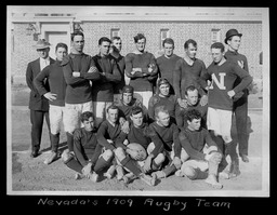 Rugby team, University of Nevada, 1909