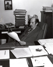 University President Joseph Crowley, Office of the President, 1979