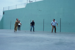 Basque playing pelota
