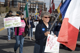 International Women's Day Parade, Joe Crowley Student Union, 2008