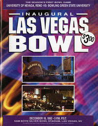 Football program cover, University of Nevada, 1992