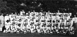 Football team, University of Nevada, 1960