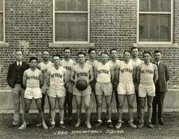Men's basketball team, University of Nevada, 1929