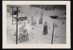 Overhead view of snow station equipment, copy 2