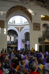 Smithsonian Arts Building with spectators