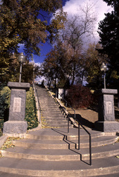 University Entrance Stairs from Ninth Street, 2004