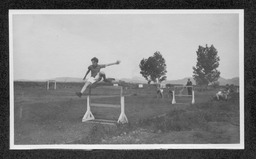High school track and field meet, Mackay Athletic Field, ca. 1911