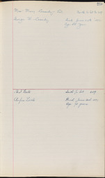 Cemetery Record, page 259
