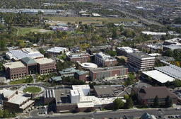 Aerial view of central campus, 2003