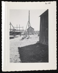Construction and buildings in desert valley, copy 1