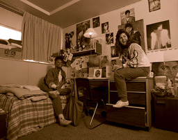 Dormitory residents, Nye Hall, 1987