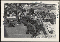 Aerial view of University of Michigan