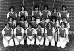 Softball team, University of Nevada, 1980