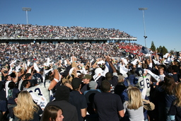 Football players and fans, University of Nevada, 2007