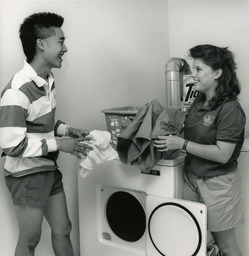 Dormitory residents, ca. 1987