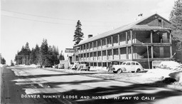Donner Summit Lodge and Hotel on Highway U.S. 40, circa 1940s