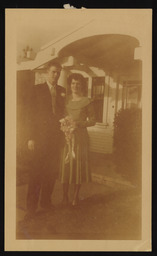 Patricia Clarkin and Leland Sparks Jr. on their wedding day