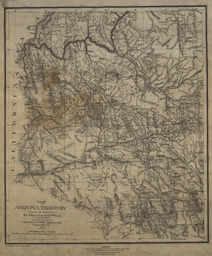 Map of Arizona Territory