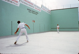 Basque men playing pelota