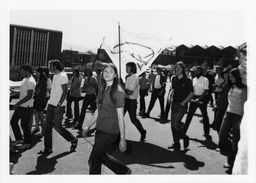 Governor's Day Vietnam War Student Protest, Noble H. Getchell Library