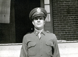Air Force College Detachment officer, Lincoln Hall, ca. 1943
