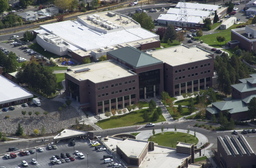 Aerial view of William J. Raggio Education Building and Cain Hall, 2003