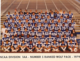 Football team, University of Nevada, 1979
