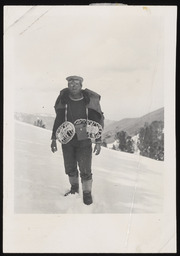 Dr. Church with snowshoes around neck, copy 1