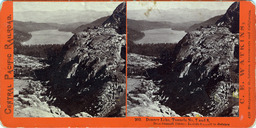 Donner Lake, Tunnels No. 7 and 8, from Summit Tunnel, eastern summit in distance