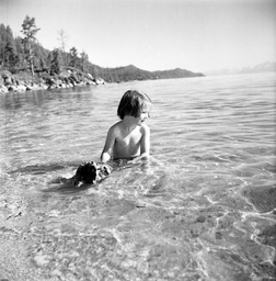 Girl in Lake Tahoe