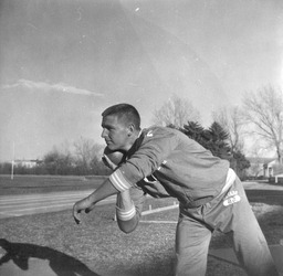 Track and field athlete, University of Nevada, circa 1958