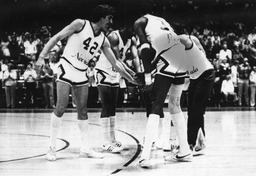 Men's basketball players, University of Nevada, 1979