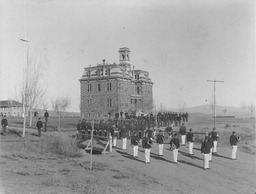 Cadet Corps, Morrill Hall, 1900