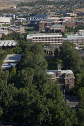 Aerial view of south and central campus, 2010