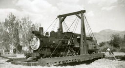 Southern Pacific narrow gauge Locomotive No. 8 on the Laws turntable (1950)