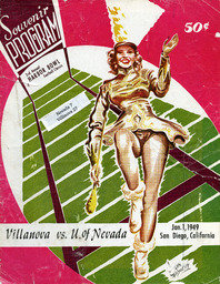 Football program cover, Harbor Bowl, 1949
