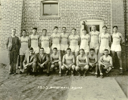 Men's basketball team, University of Nevada, 1930