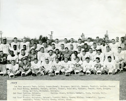 Football team, University of Nevada, 1959