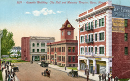 Gazette Building, City Hall, and Majestic Theatre