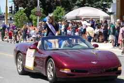 Miss Elko County at the 39th Annual Basque Festival Parade in Winnemucca