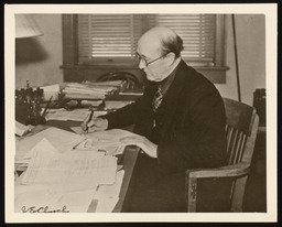Dr. Church sitting in office, copy 3
