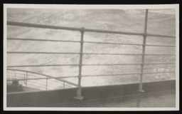 Stormy sea off coast of Canada taken from RMS Antonia