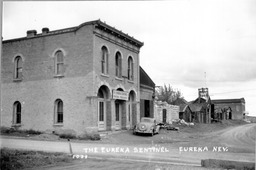 Eureka Sentinel Building, Eureka, Nevada, circa 1940s