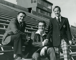 Richard Trachok, Carl Parise, Chris Ault, University of Nevada, 1978