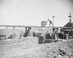 Partial view of ore dump, Combination Mine, Goldfield, Nevada